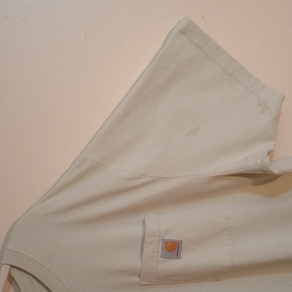 CARHARTT NWOT 100% COTTON T-SHIRT 2XL LOOSE, NICE LIGHT GREEN COLOR - Picture 4 of 8